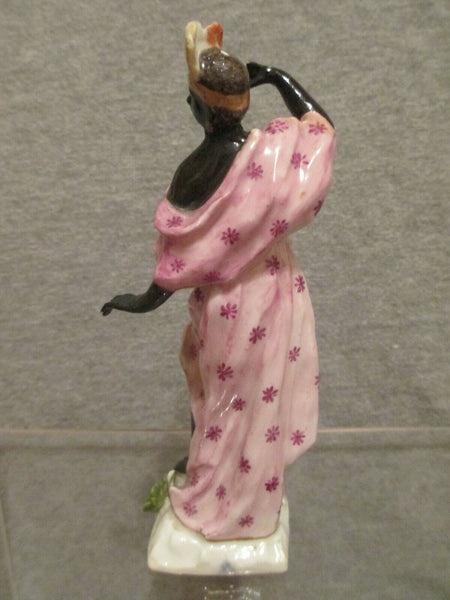 Figure allégorique en porcelaine de Meissen de « l'Amérique », 1745. 