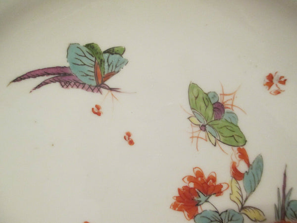 Assiette plate Kakiemon en porcelaine de Meissen avec papillons 1735 