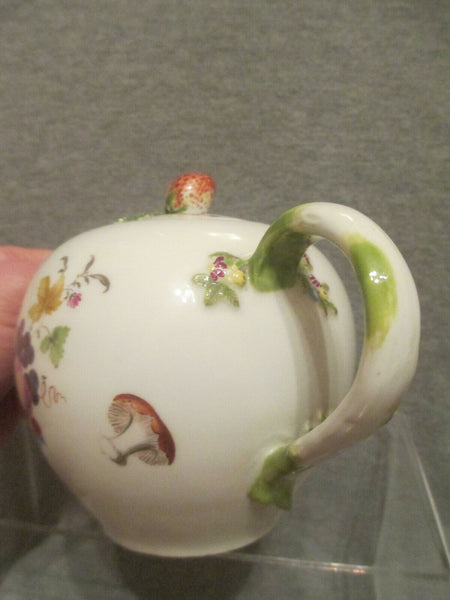 Meissen Porcelain Fruit and Floral Teapot, Academic Period 1763-74