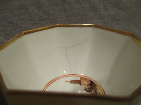 Meissen Gelbe achteckige Teetasse, 1735 