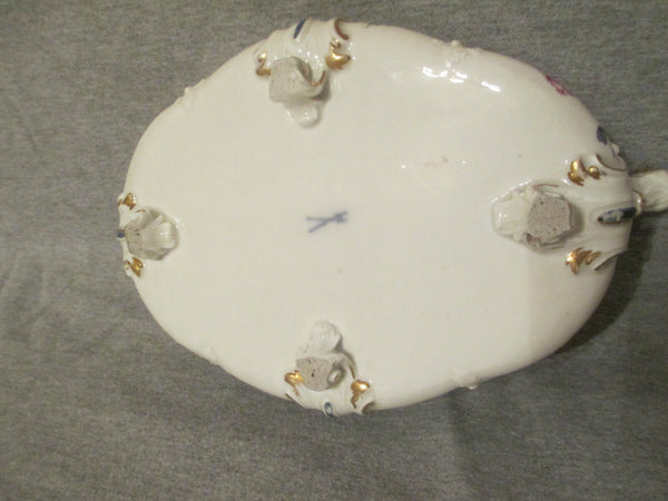 Meissen Porcelain Condiment Tray, 18th C