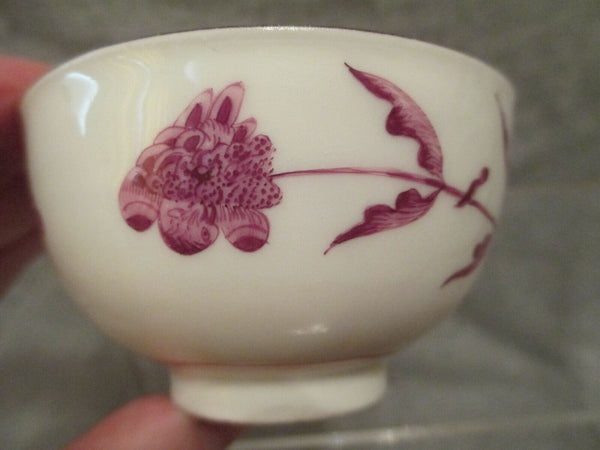 Meissen Porcelain, Puce Kakiemon Tea Bowl 1735