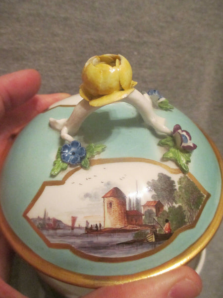 Meissen Porcelain Kauffahrtei Sucrier, Sugar Bowl ...1730