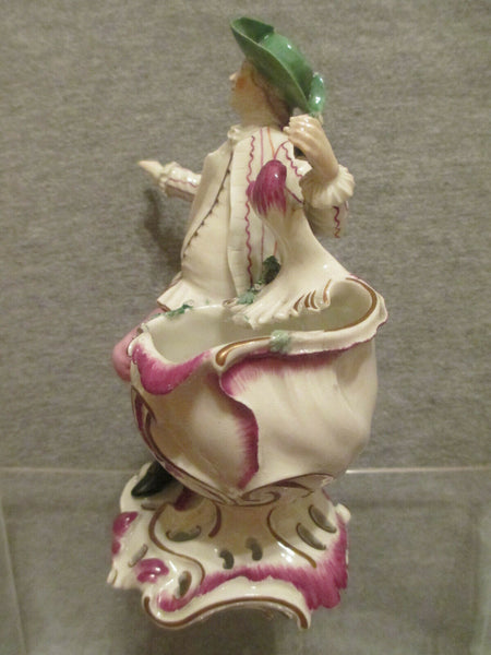 Frankenthal Porcelain Sweetmeat Figure of the Seasons, (Automne).1770, TRÈS RARE 