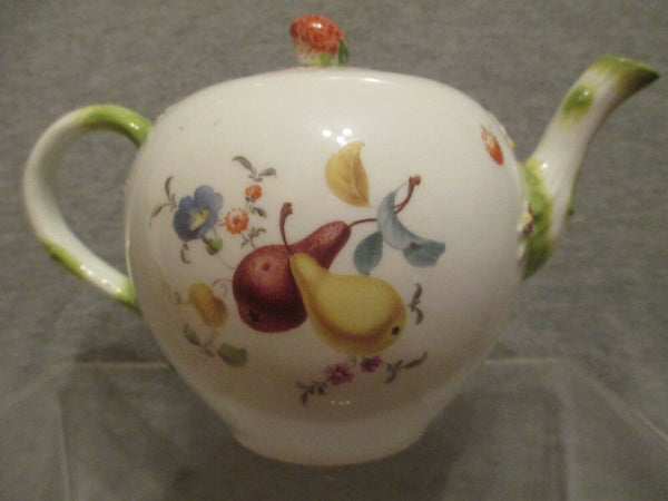 Meissen Porcelain Fruit and Floral Teapot, Academic Period 1763-74