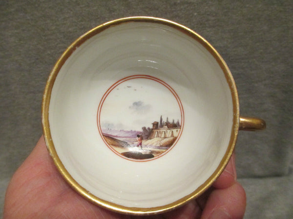 Meissener Porzellan Kauffahrtei Teetasse und Untertasse. 1730 (Nr. 6)