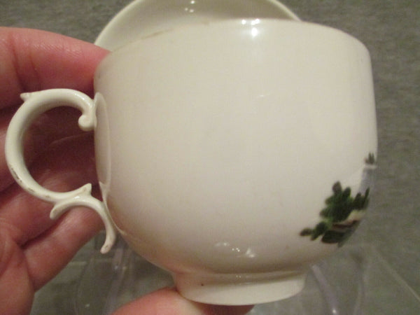 Tasse à thé et soucoupe panoramique en porcelaine Fulda 1765 (n° 1)