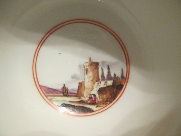 Tasse à thé et soucoupe Kauffahrtei en porcelaine de Meissen. 1730 (n°7)