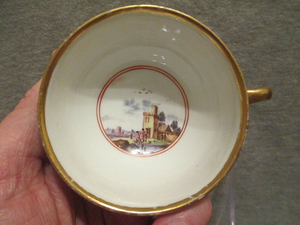 Meissener Porzellan Kauffahrtei Teetasse und Untertasse. 1730 (Nr. 5)