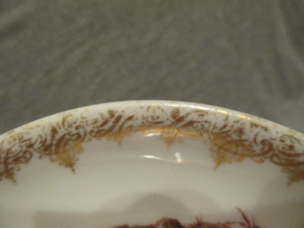 Meissen Porcelain Hausmaler Prunus Blossom Saucer 1730