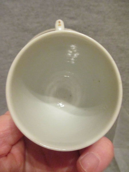 Tasse à café et soucoupe en porcelaine Doccia avec coq de combat, 1770-80 (n° 2)