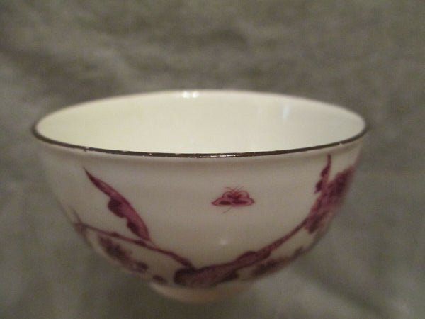 Porcelaine De Meissen, Bol à Thé Puce Kakiemon 1735