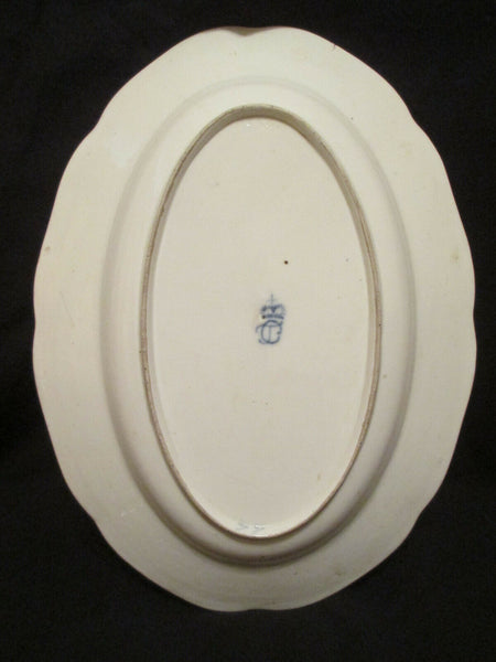 Frankenthal Porcelain Scenic Platter. 1777 Carl Theodor
