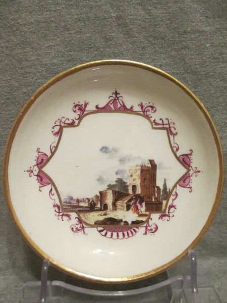 Meissener Porzellan Kauffahrtei Teetasse und Untertasse. 1730 (Nr. 7)