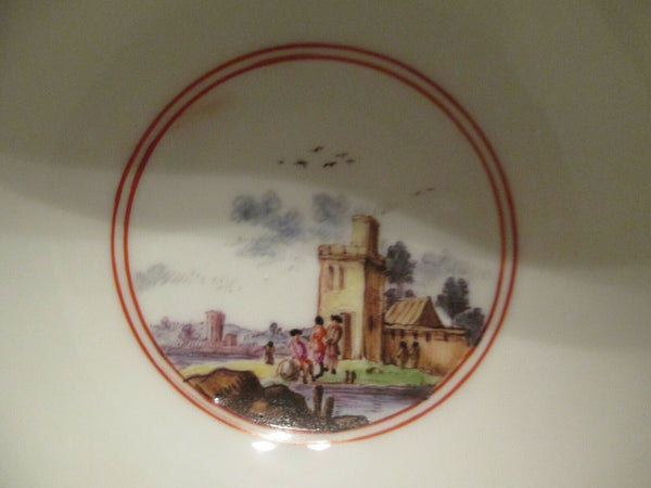 Tasse à thé et soucoupe Kauffahrtei en porcelaine de Meissen. 1730 (n°5)