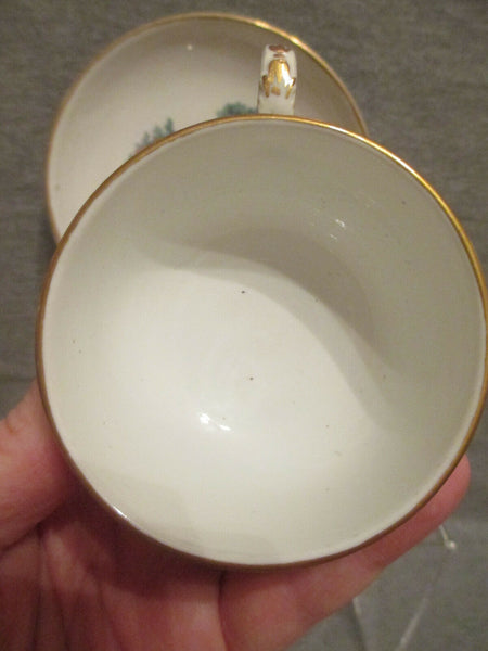 Tasse à thé et soucoupe panoramique en porcelaine Fulda 1765 (n° 2)