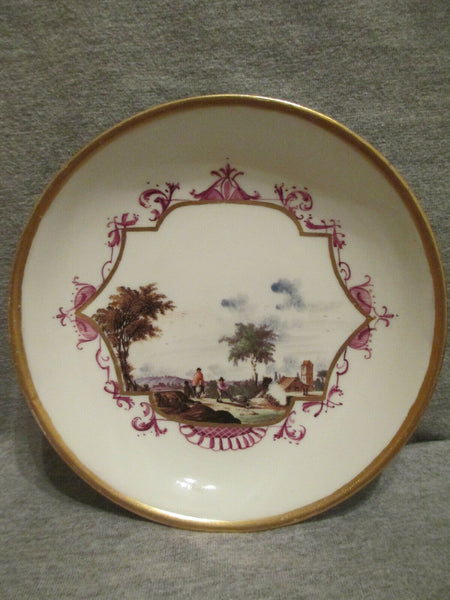 Meissener Porzellan Kauffahrtei Teetasse und Untertasse. 1730 (Nr. 1)