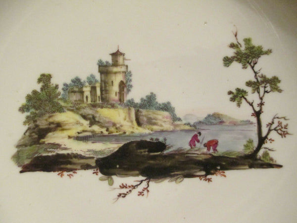 Tasse à café et soucoupe panoramique en porcelaine Fulda 1765