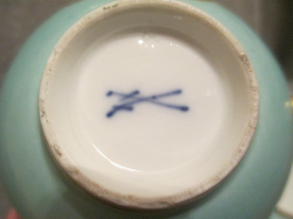 Tasse à thé et soucoupe Kauffahrtei en porcelaine de Meissen. 1730 (n°8)