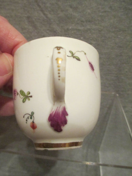 Frankenthal Porcelain Chinoiserie Cup, 1700's Carl Theodor