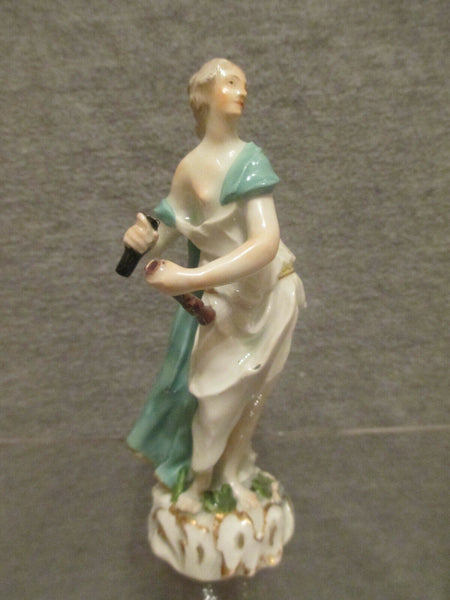 Meissen Porcelain Figure of Astronomy, Urania. 18th Century.