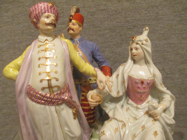 Meissen Turkish Royals with Guard.