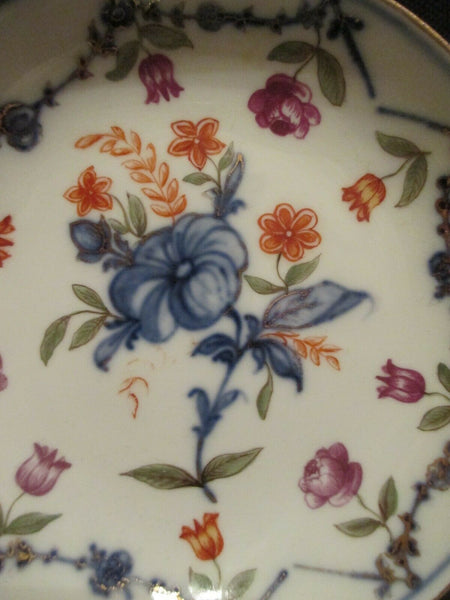 Furstenberg Porcelain Floral Saucer 18th C