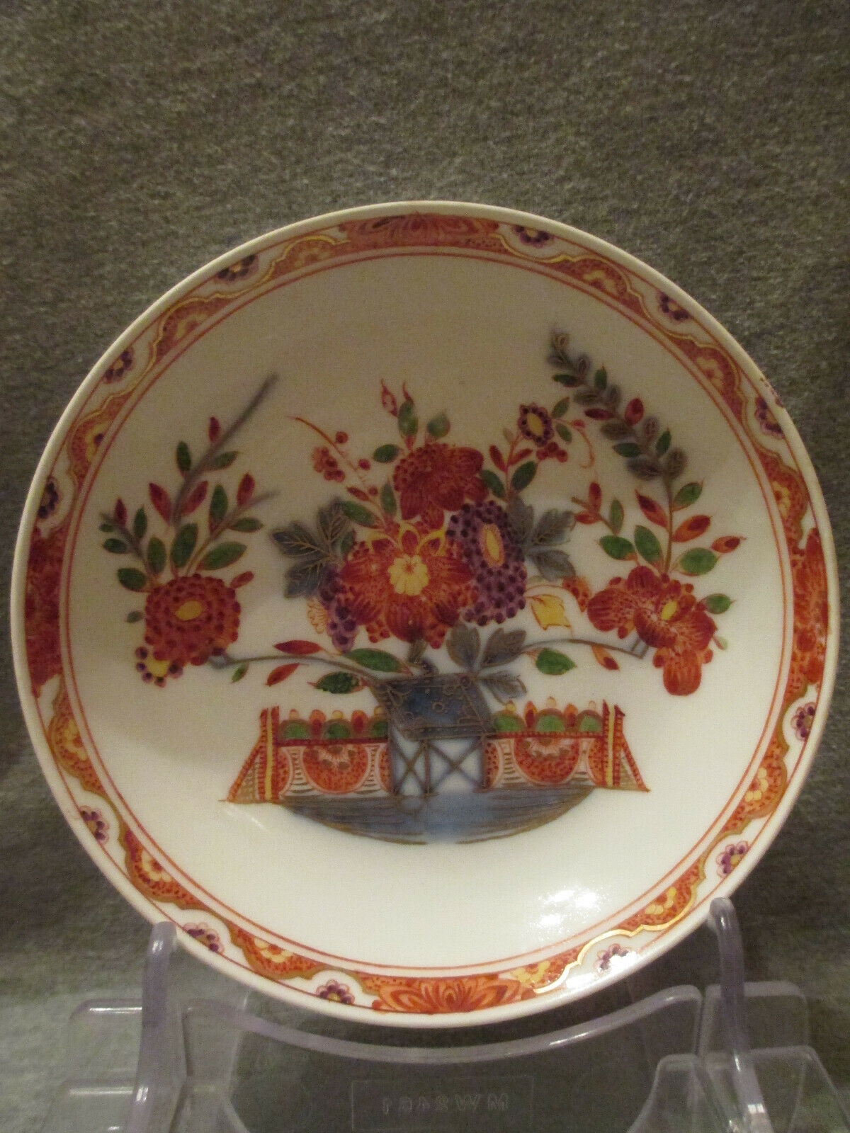 Meissen Tischenmuster Saucer, 1735