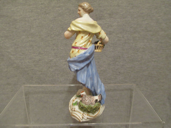 Meissen Porcelain, Emblematic of Spring Figurine 18th C