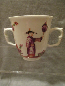 Meissen Twin Handled J.E. Stadler Cup  1730-35