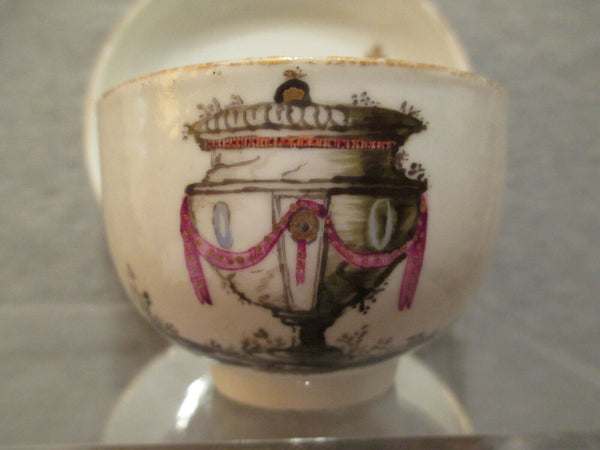 Fulda Cup & Saucer 1775 Very Rare