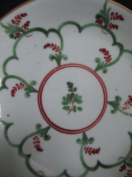 Cozzi Porcelain Floral Saucer 1770