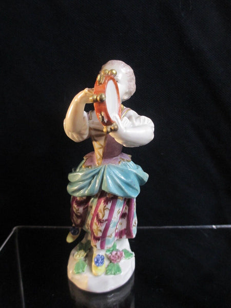 Meissen Porcelain Figure of a Tambourine Player 18th C