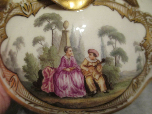 Meissen Courting Couples Soupière Années 1700