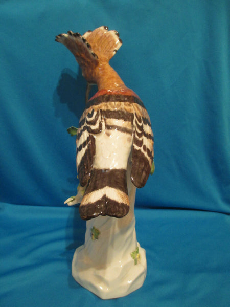 Meissen Wiedehopf Hoopoe Oiseau , 31,1/2cm