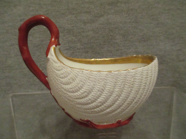 Dagoty Style Paris Porcelain,  Shell Shaped Cup. 19thC