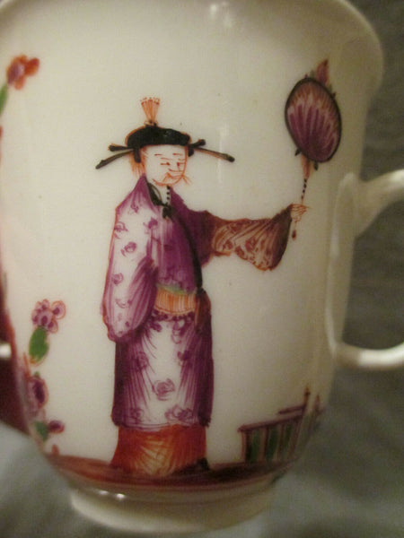 Meissen Twin Handled J.E. Stadler Cup  1730-35