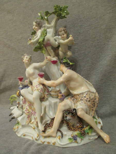 Figurine du groupe Meissen Baccanallain, 1ère classe