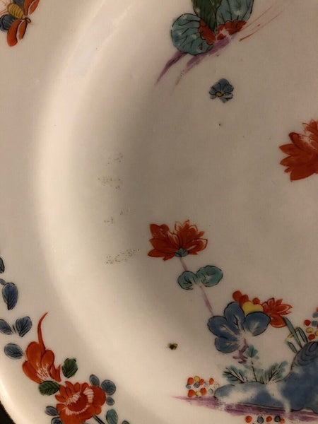 Meissen Porcelain Kakiemon Plate with Butterflies 1735 (No 5)