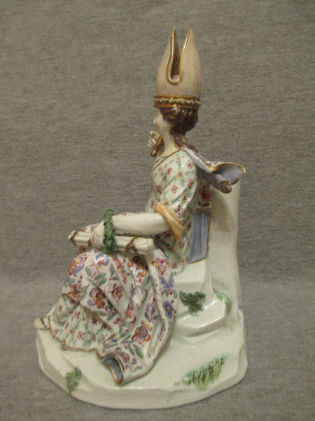 Figurine Jeanne Papesse Meissen, Extrêmement Rare 1770