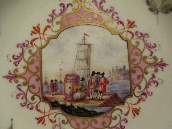 Meissen kauffahrtei Plate 1st Class 18th Century