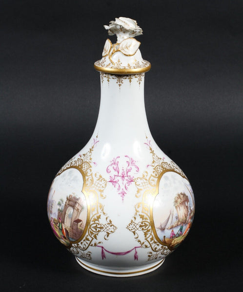 Flacon à Parfum Scénique Marcolini En Porcelaine De Meissen 1774 - 1813