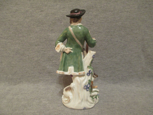 Meissen Porcelain, Hunter Figurine 18th C