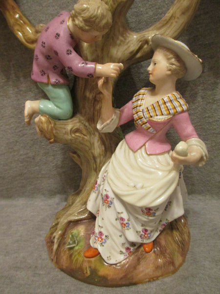 Meissen Candelabras, "The Egg Collectors