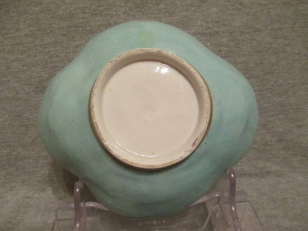 Porcelaine de Meissen, Kauffahrtei Turquoise Ground, Soucoupe, Années 1700 Extrêmement Précoce