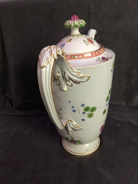 Meissen Porcelain kakiemon Floral Coffee Pot 1st Class Marcolini