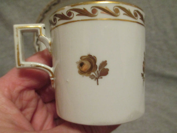 Boîte à Café &amp; Soucoupe En Porcelaine De Furstenberg 1800 