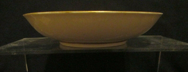 Frankenthal Porcelain Faux Bois Saucer. 1776 Carl Theodor