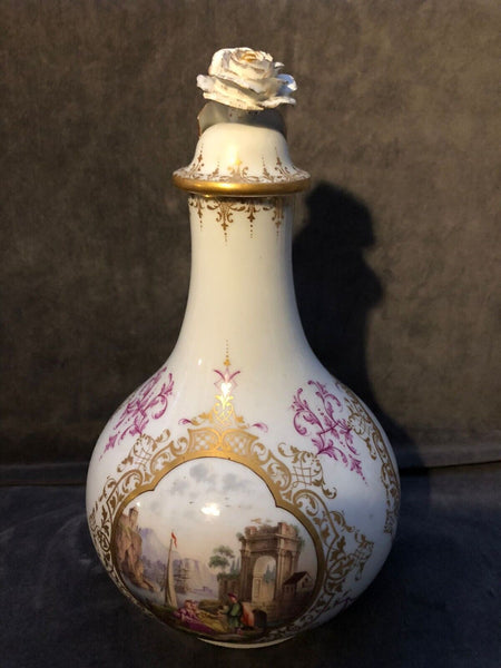 Meissen Porcelain Marcolini Scenic Scent Bottle 1774 - 1813