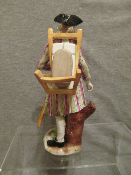 Meissen Porcelain Cris De Paris Figure of a Street Porter, Circa 1750s